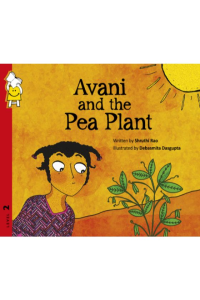 Avani and the pea plant